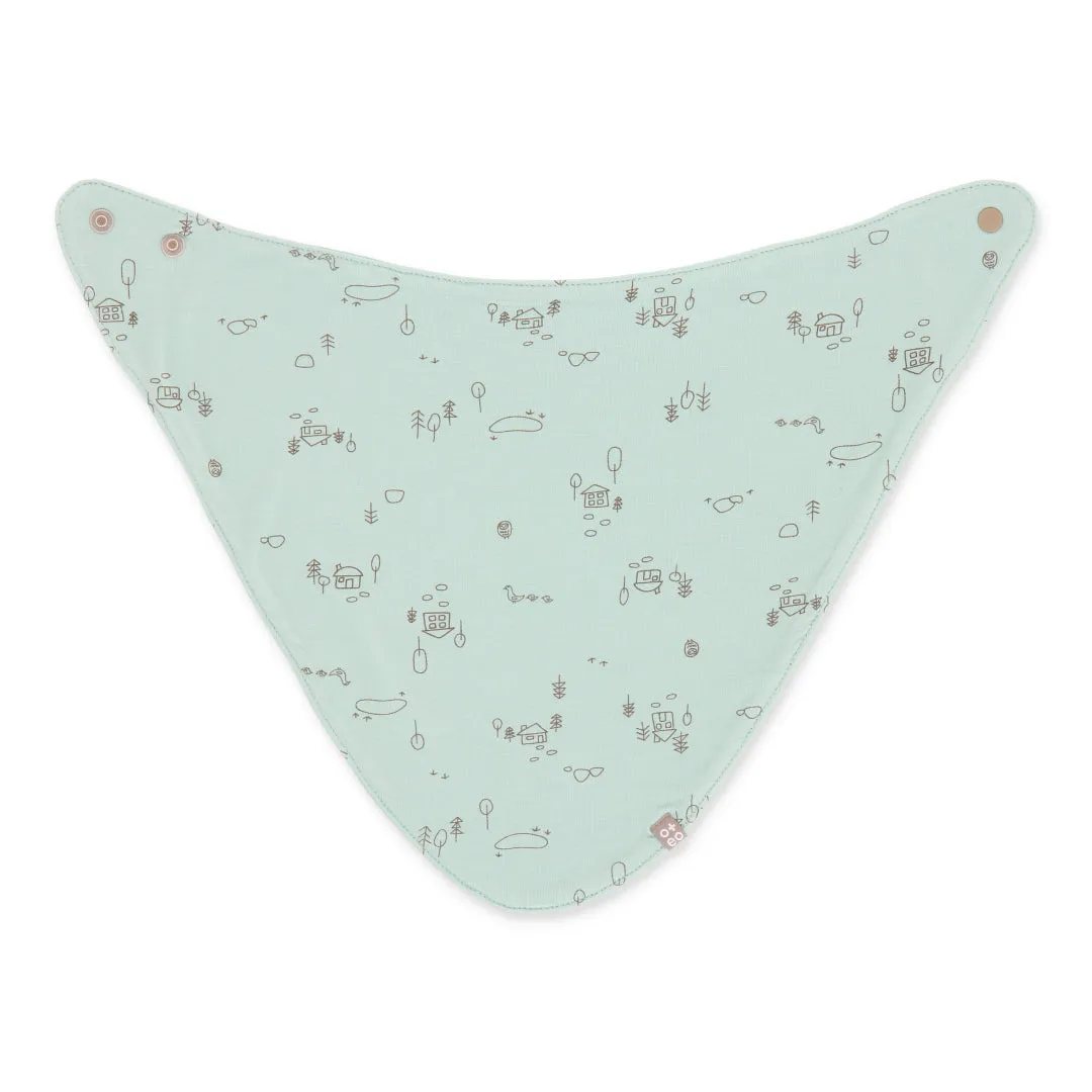 An Adventure Bamboo Baby Bib (Green)