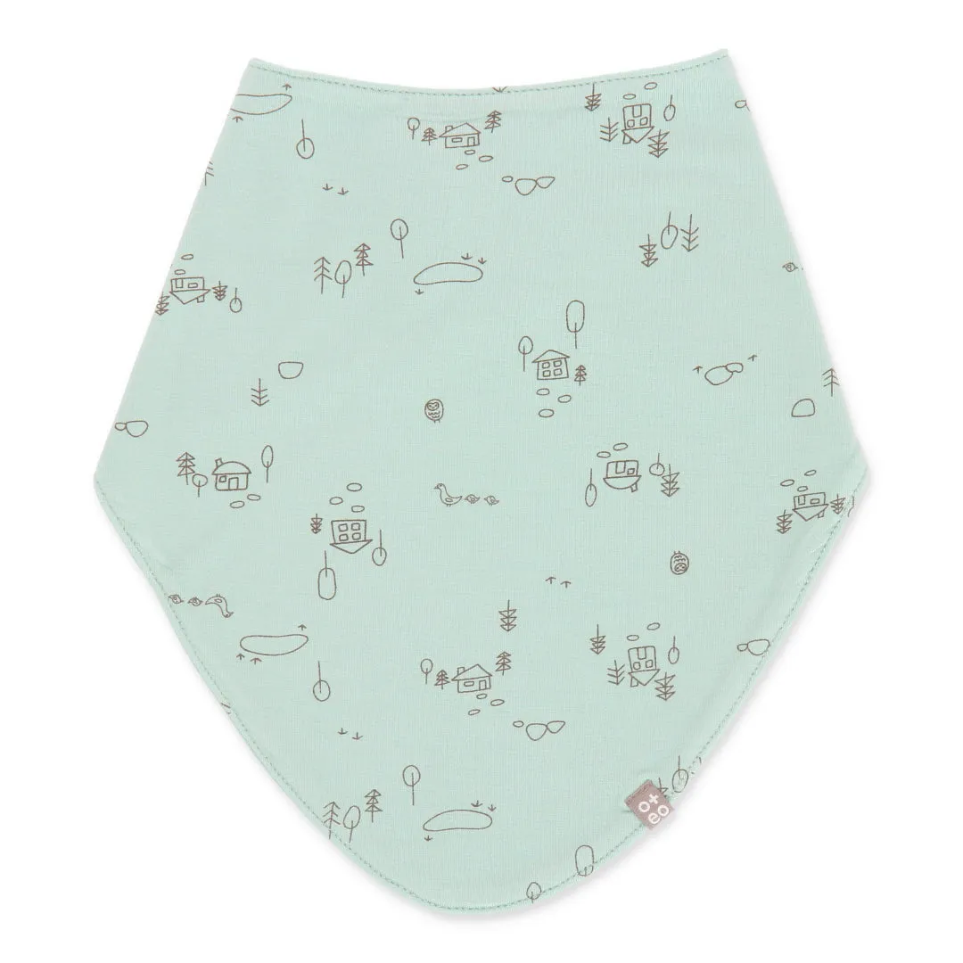 An Adventure Bamboo Baby Bib (Green)