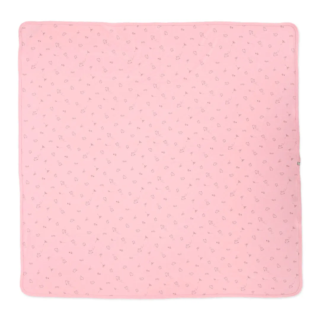 An Adventure Bamboo Baby Blanket (Pink)