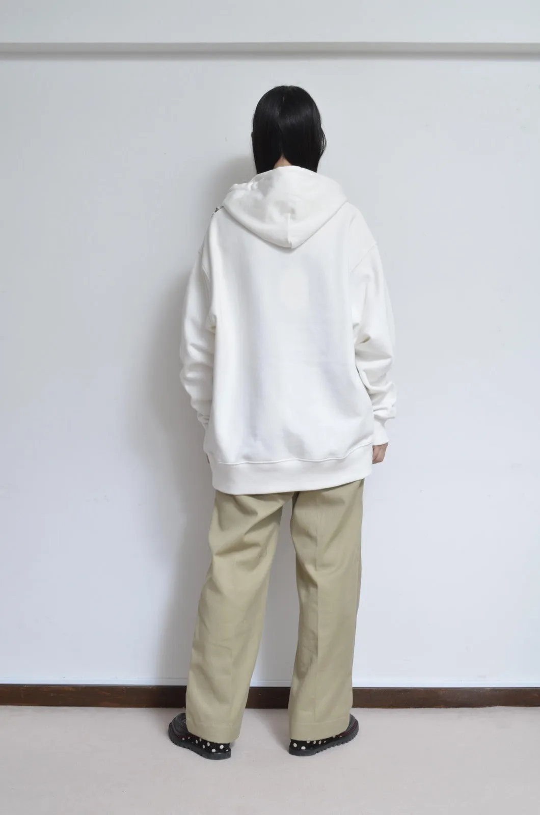 CHIFFON HOODIE (ACCESSORIES) / WHT