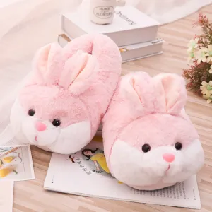 Fuzzy Bunny Slippers