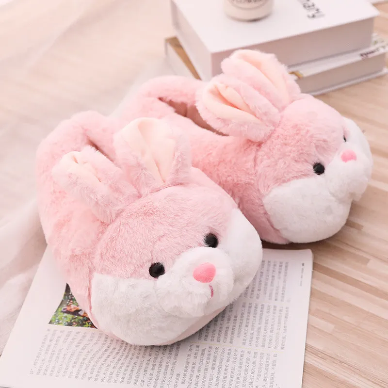 Fuzzy Bunny Slippers